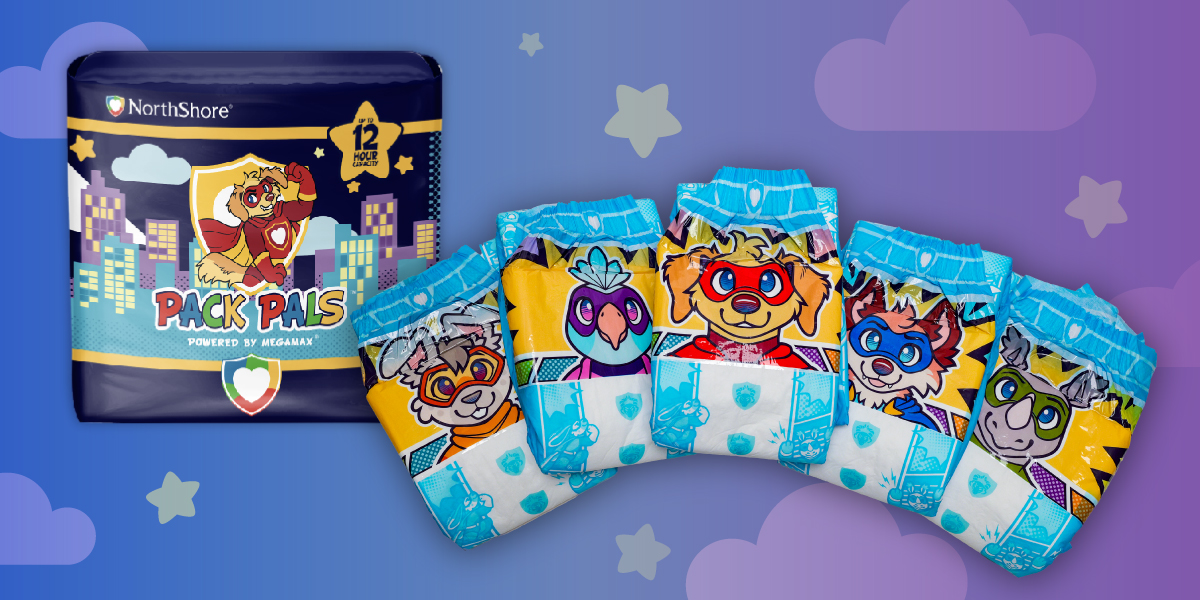 PACK PALS Adult Diapers by NorthShore
